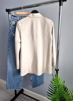 Полулловый удлиненный пиджак блейзер4 фото
