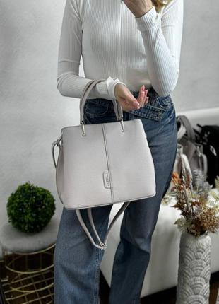 Женская стильная и качественная сумка из эко кожи 4 цвета6 фото