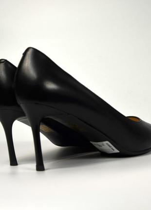 Туфли лодочки женские кожаные черные на шпильке s1296-70-y021a-9 lady marcia 33865 фото
