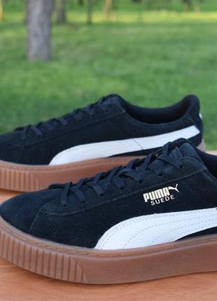 Кроссовки puma suede кожа прошитые р.392 фото