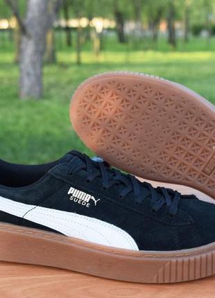 Кроссовки puma suede кожа прошитые р.393 фото