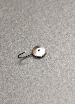 Мормишка паяна "дон" срібло 0.33г для зимової риболовлі