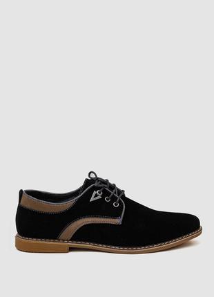 Туфли мужские, цвет черный, 243ra1226-13 фото