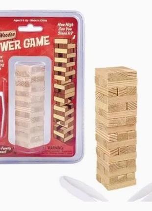 Настільна розважальна гра дженга jenga міні, вежа міні! нова!