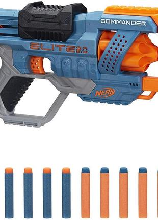 Нерф командер nerf elite 2.0 commander rd-6 екопаковання