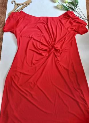 Красное платье 60 58 размер новое4 фото