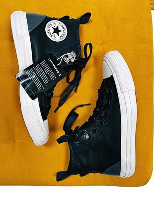 Шкіряні кросівки кеди converse оригінал1 фото