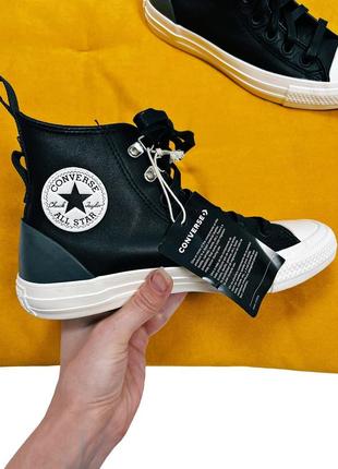 Шкіряні кросівки кеди converse оригінал3 фото