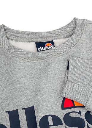 Мужской свитшот ellesse sl succiso серый 2xl (shc07930-grey-marl 2xl)3 фото