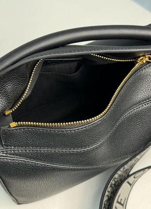 Сумка loewe small puzzle bag in classic calfskin black9 фото