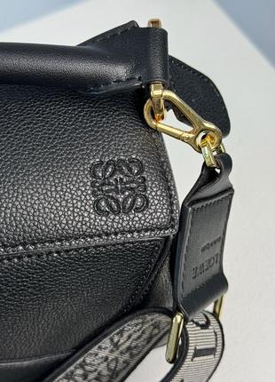 Сумка loewe small puzzle bag in classic calfskin black7 фото