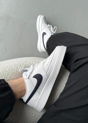 Кроссовки женские nike court vision low white9 фото