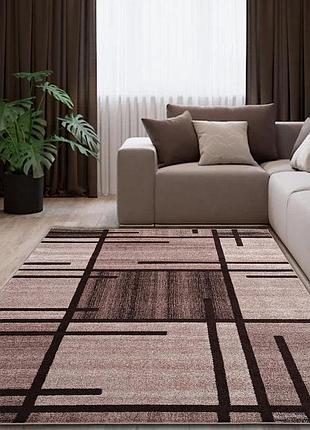 Ковер 2.5 х 3.5 м espresso beige / d.brown 02239a