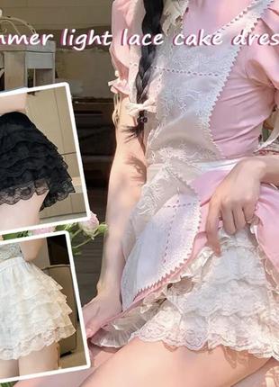 Шорти безпечні білі, чорні  в стилі coquette , romantic ,  лоліта