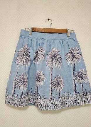 Літня спідниця 100% льон j. crew
