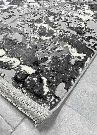 Килим 1.0x2.0 м alaska з комбінованим ворсом і термоусадкою gray 08148a6 фото