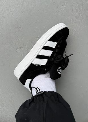 Кросівки жіночі adidas campus 00s black/white adi-041610 фото