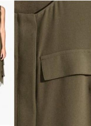 Фирменное базовое роскошное шифоновое платье хакки супер качество!!!7 фото