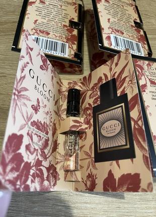 Пробник парфумів оригінал для жінок gucci bloom intense 1.5 мл3 фото