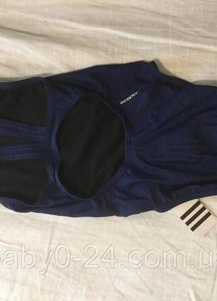 Adidas купальник s-m 28 розмір темно синій2 фото