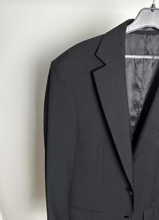 Черный классический мужской пиджак2 фото