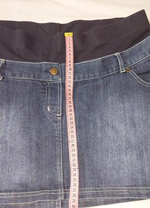 Джинсовая юбка для беременных размер l4 фото