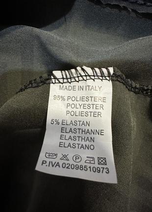 Сукня італійська максі довга  з довгим рукавом трендовий візерунок4 фото
