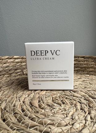 Поживний вітамінний крем для сяйва шкіри medi-peel dr.deep vc ultra cream 50g