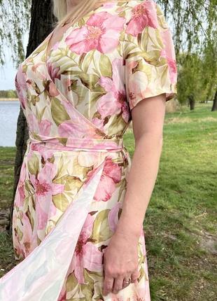 Платье женское легкое платье на запах размер 48-509 фото