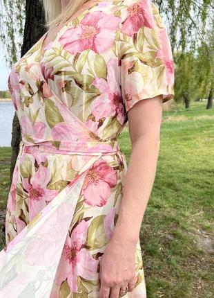 Платье женское легкое платье на запах размер 48-5010 фото