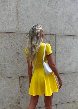 Легка літня сукня з імітацією ґудзиків 🌟4 фото