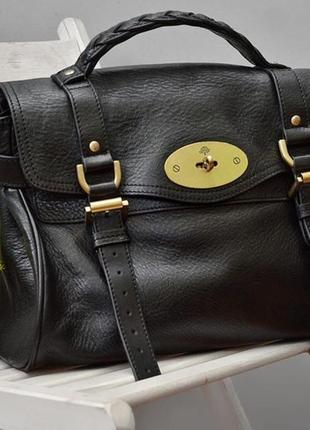 Сумка брендовая кожаная номерная mulberry