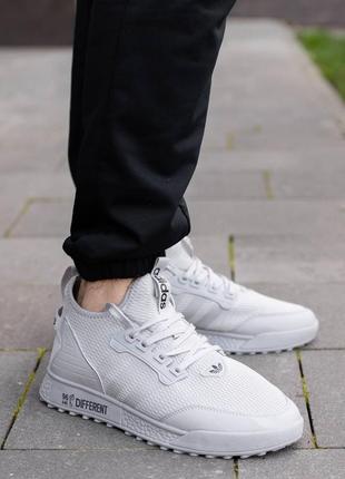 Чоловічі кросівки адідас сірі adidas different silver9 фото