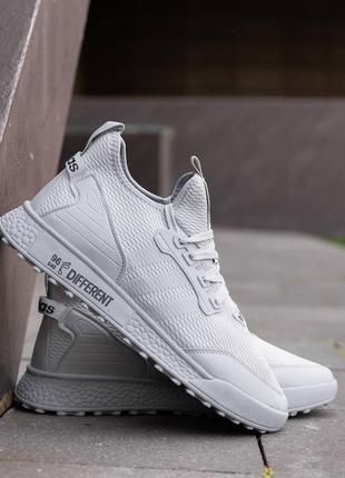 Чоловічі кросівки адідас сірі adidas different silver7 фото