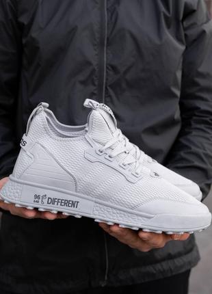 Мужские кроссовки адидас серые adidas different silver