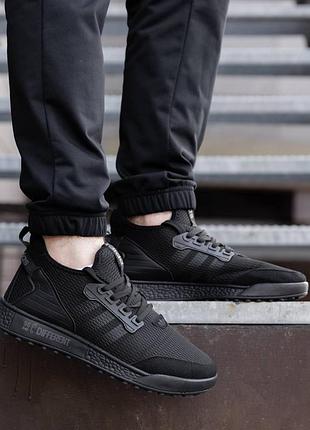 Мужские кроссовки adidas different black7 фото