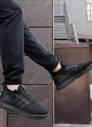 Мужские кроссовки adidas different black9 фото