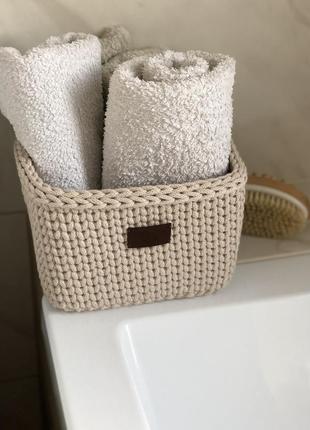 Набор корзин для ванной комнаты «nude”,органайзер для ванной.