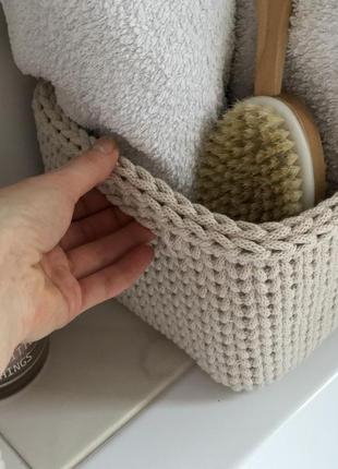 Набор корзин для ванной комнаты «nude”,органайзер для ванной.