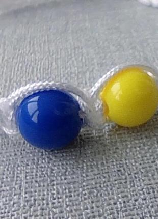 Патріотичний браслет, синьо жовтий браслет, українська символіка2 фото