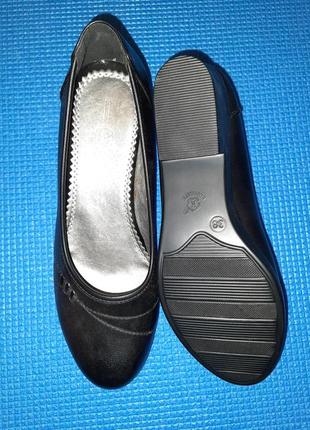 Туфлі жіночі на невисокому каблуці. туфлі на повну ногу, туфлі на високий підйом, туфлі на широку но2 фото
