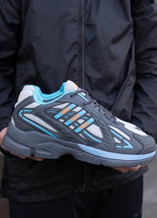 Мужские кроссовки адидас adidas responce grey blue1 фото