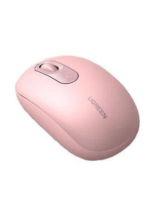 Беспроводная usb мышь ugreen usb wireless mouse 2,4 ггц pink (mu105)