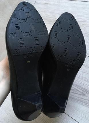 Сube туфлі шкіра ефектні чорні бразилія 40 розмір5 фото
