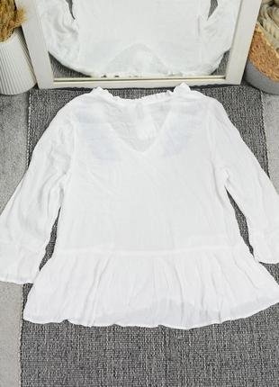 Нова біла сорочка з вишивкою h&m4 фото