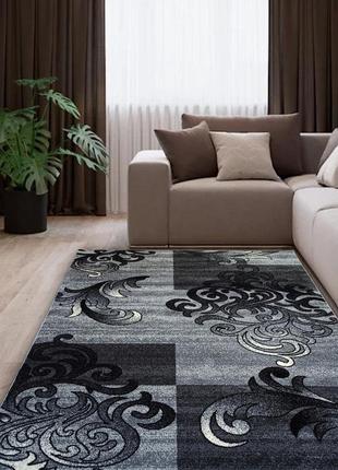 Ковер 1.5 х 3.0 м espresso  l.grey / bone 02584a