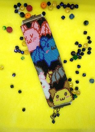 Широкий  жгут-браслет бэткотики