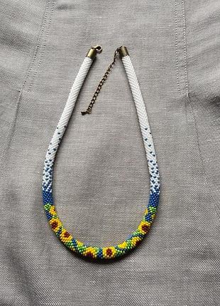Джгут із бісеру соняшник 2