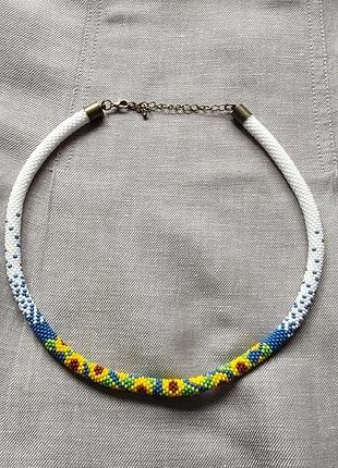 Жгут из бисера подсолнечника 7