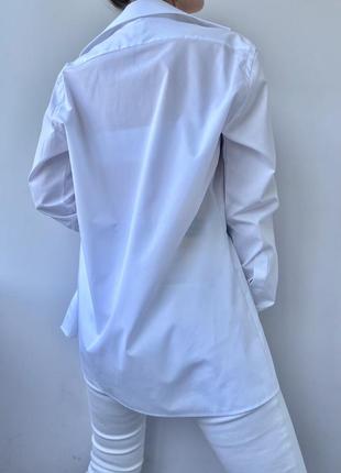 Базовая белая рубашка/рубашка от бренда olymp8 фото